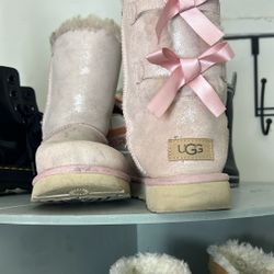 Pink Glitter Uggs