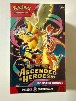 2026 Pokemon Mega Evolution Ascended Heroes Booster Bundle