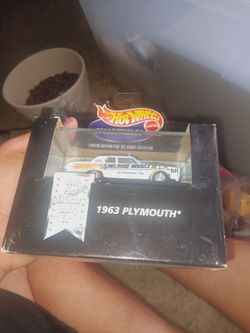 New 1963 Plymouth hot wheel