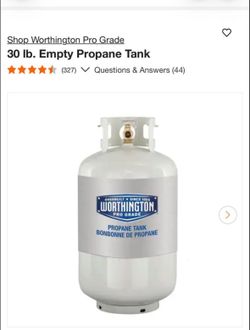 Prograde 30 lb. Empty Propane Tank  I have 10 unit new $99 each