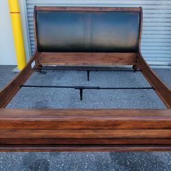 (FREE DELIVERY) Harden Fine Furniture King Sleigh Bed Frame 