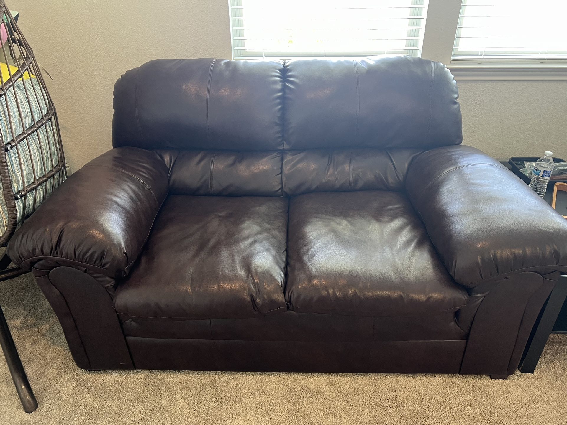Brown Couch Set- 2 Seater + 3 Seater