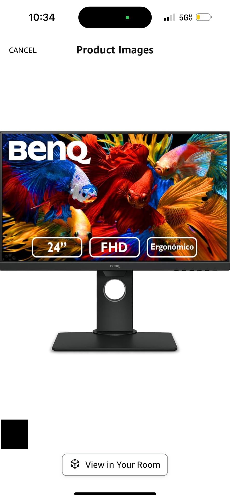 BenQ GW2480T Computer Monitor 24" FHD 1920x1080p | IPS | Eye-Care Tech | Low Blue Light | Anti-Glare | Adaptive Brightness | Height and Tilt Adjustabl