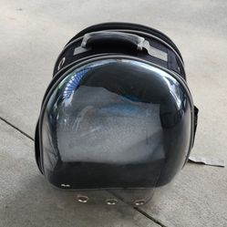 Whisker City Expandable Plastic Backpack Cat Carrier