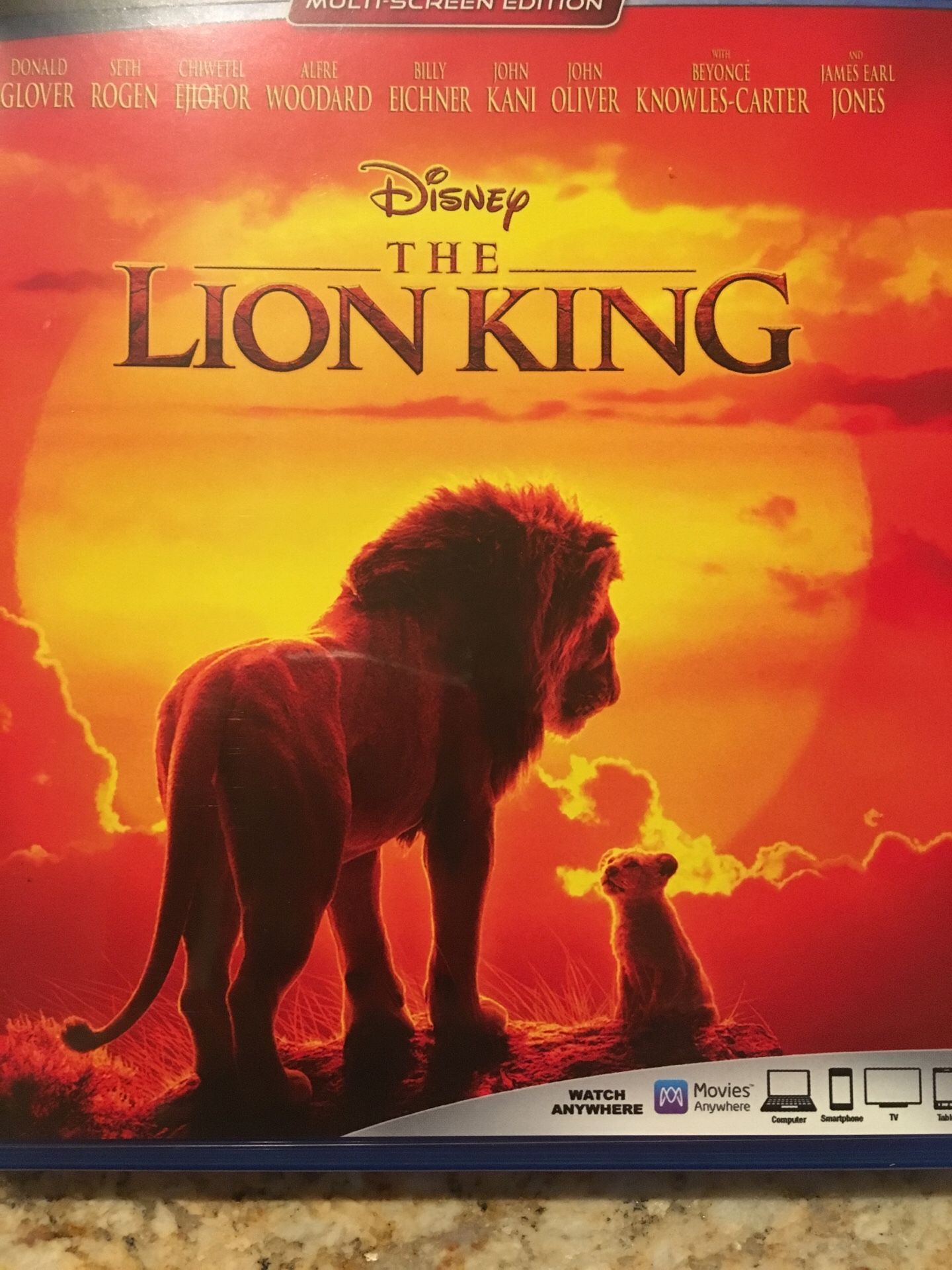 The Lion King Digital movie code for google play only!