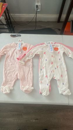 Carter's Baby Zip-Up Footed Sleepers – Set of 2