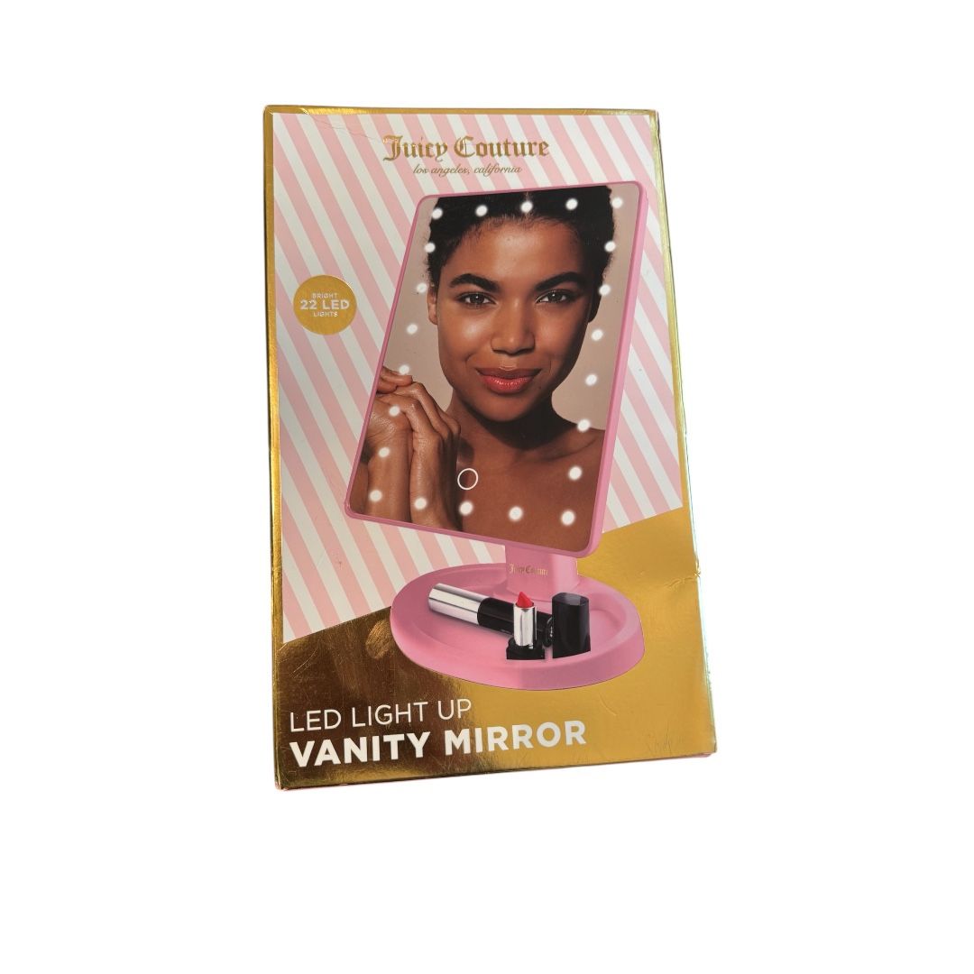 Juicy Couture NEW Pink LED Light - Up Vanity Mirror