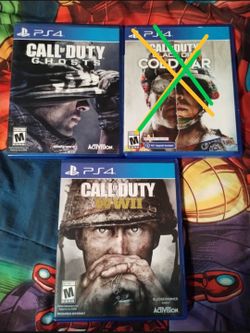Call Of Duty Games - Ps4