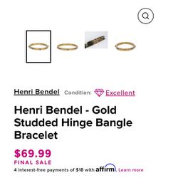 Henri's Gold Bangle