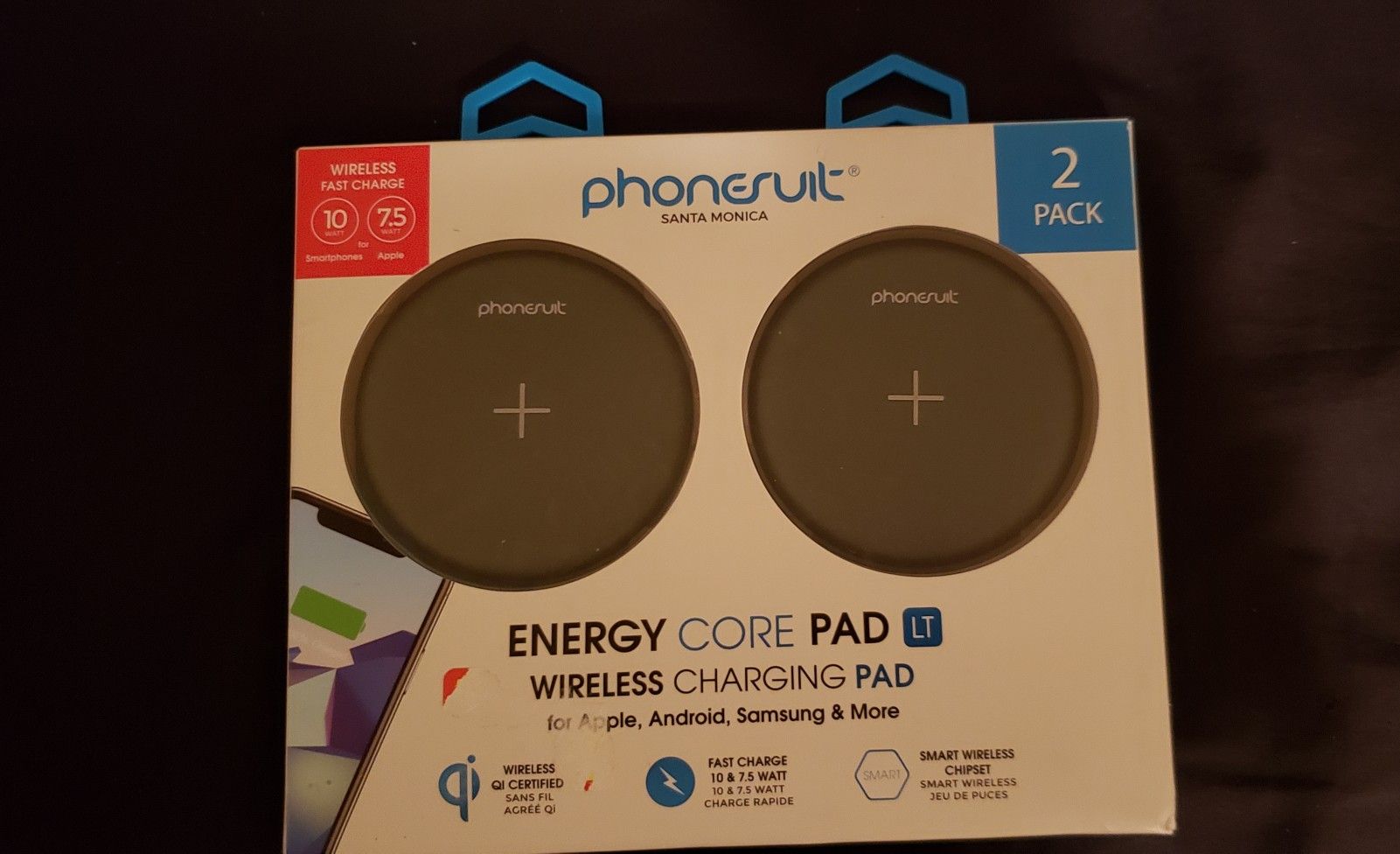 Phonesuit wireless charging pad