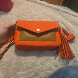 Pink Orange MICHAEL KORS PURSE