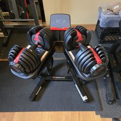 Powerblocks 552 Adjustable Dumbbells 5lb Thru 52lb