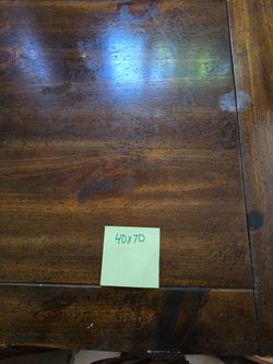 Dinning room table with chairs used