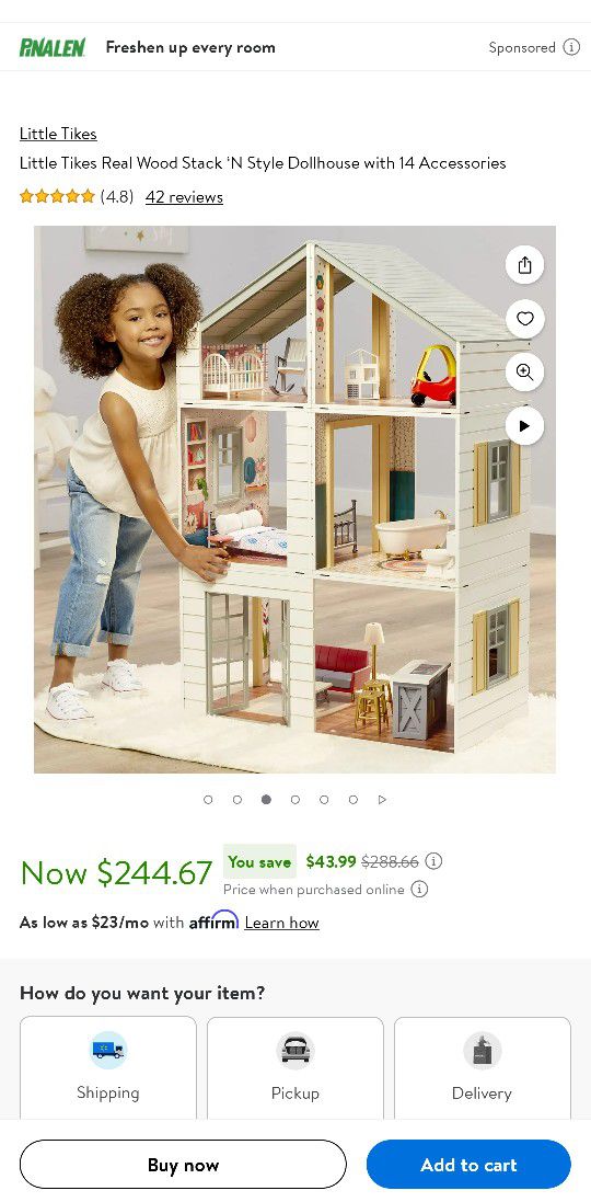Lil Likes Real Wood Stack And Style Doll House