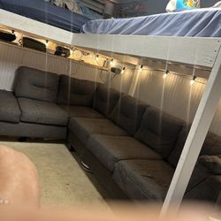 L-shaped  couch