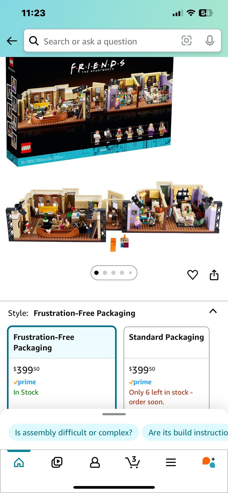 F.R.I.E.N.D.S Apartment LEGO set