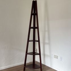Wood Corner Shelf