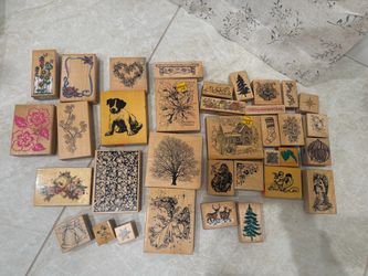 56 rubber stamps
