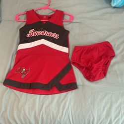 Tampa Bay Buccaneers Cheerleader Outfit 12 Months 