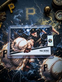 Paul Skenes Pittsburgh Pirates Custom Art Card