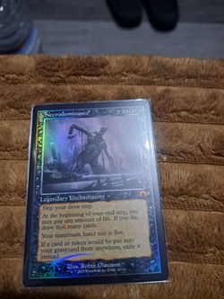 Necrodominance MTG Foil Legendary Enchantment Card
