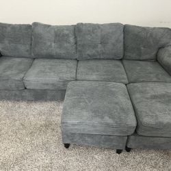 Brand New Dark Gray Sectional Sofa 