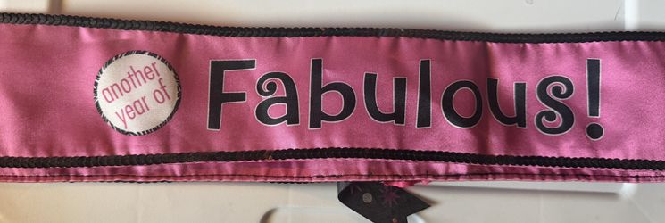 Birthday Sash