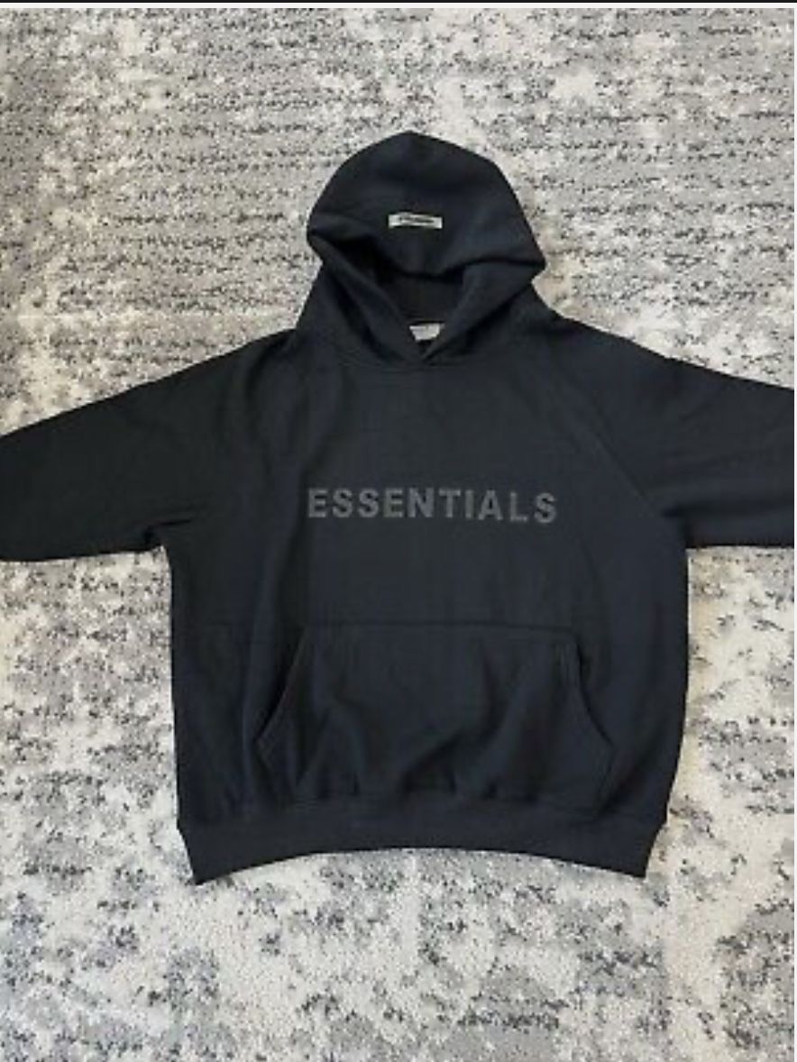 Fear God, Essentials Hoodie Black