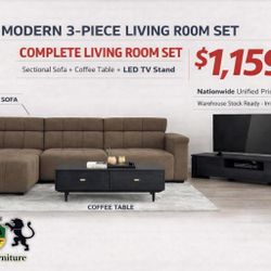 3 Piece Living Room Set Promotion 