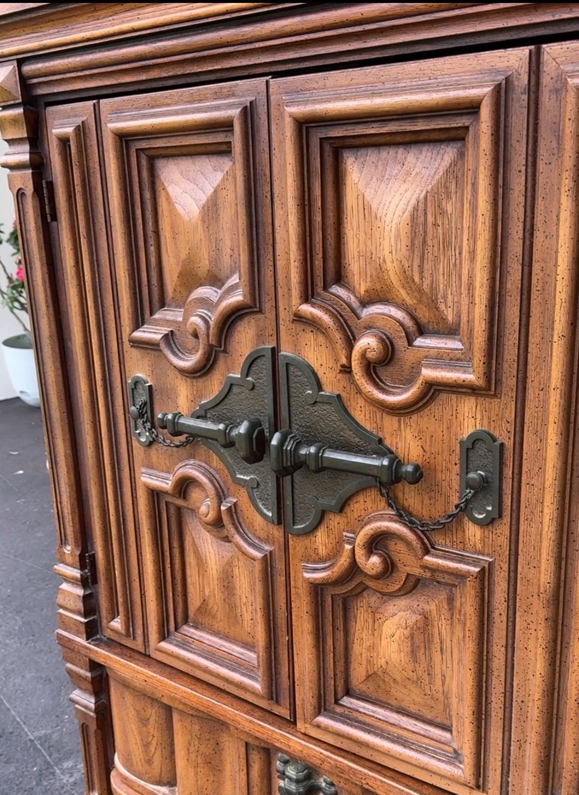 Beautiful Antique Chest Armoire