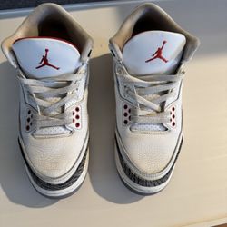 Air Jordan 3s White Cement Reimagined Size 7