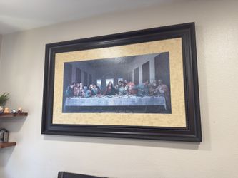 Last Supper Canvas Cuadro Última Cena 51 1/2” X 32 32 1/2”
