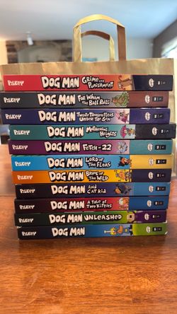 Dog Man books 1-11 hard cover