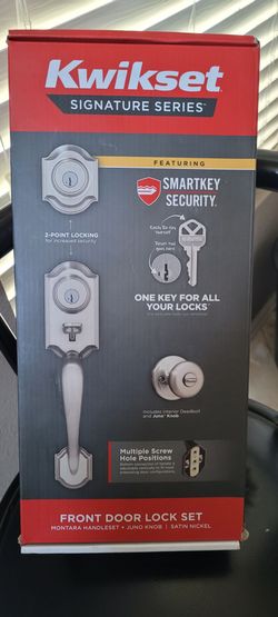 Kwikset Signature Series Montara Front Door Lock Set