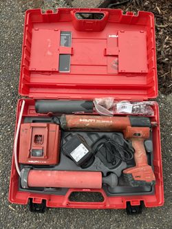 Hilti battery epoxy gun kit With Case