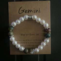 Gemini Birthstone  / Zodiac Sign Bracelets 