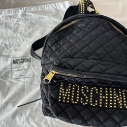 Moschino Black Backpack