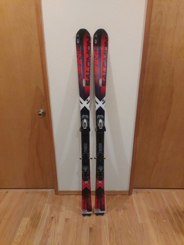 166 cm SALOMON X-WING FIRE All Mountain Skis With Salomon Bindings