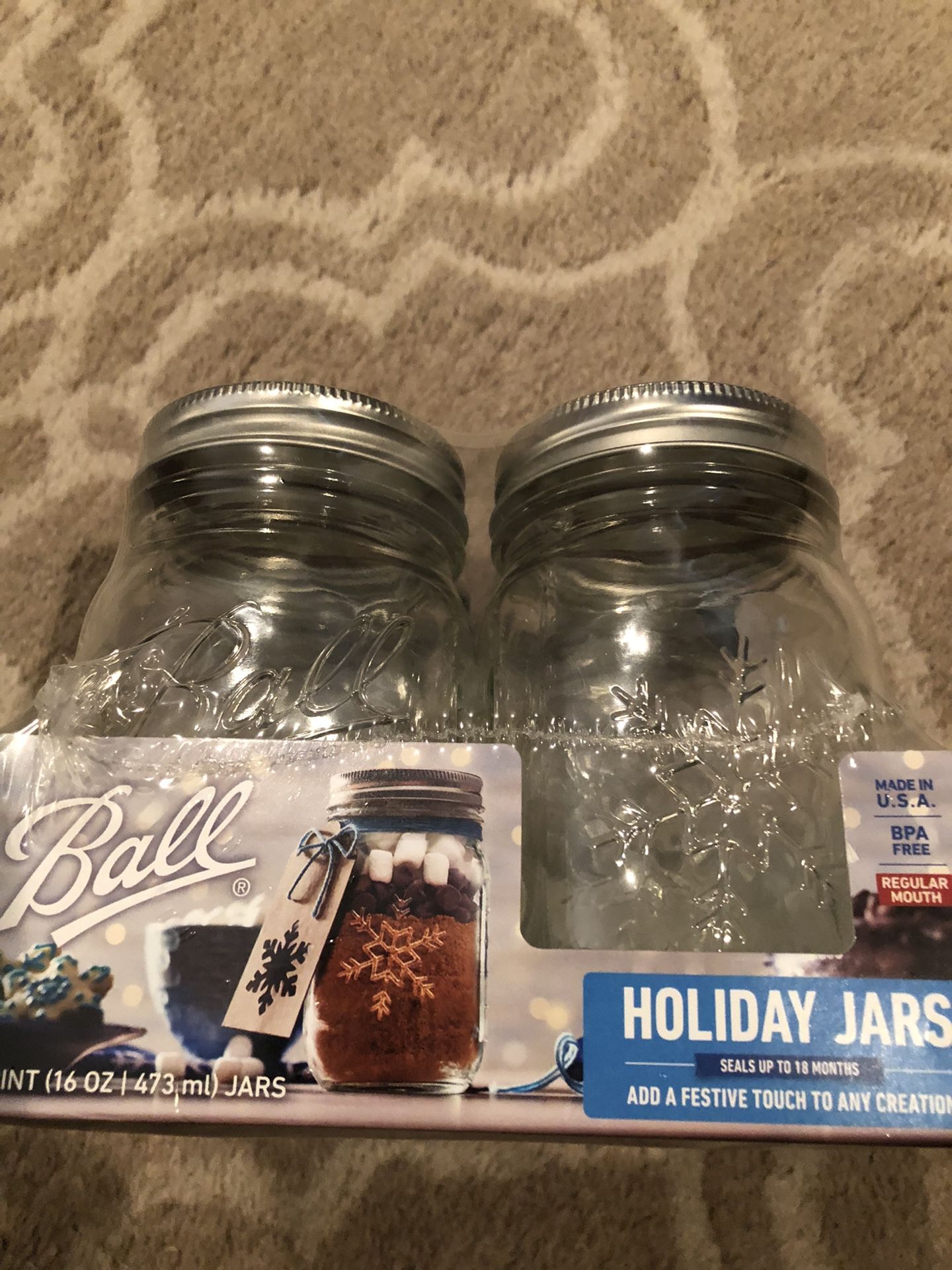 Ball Holiday Jars4 Pack.