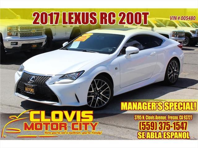 2017 Lexus RC 200t