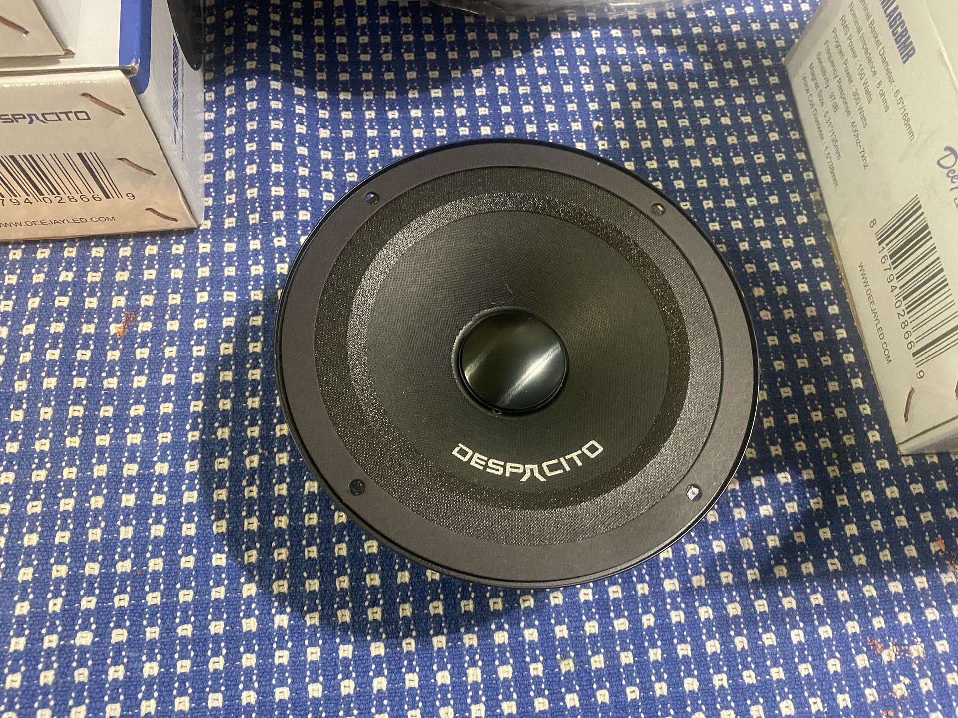New 6.5” Sealed Back Midrange Speaker $35 Each