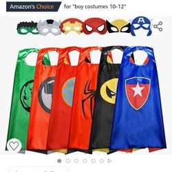 6   Superhero Capes And Masks.