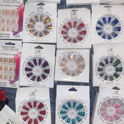 New Pre-glued nails $3 Each 