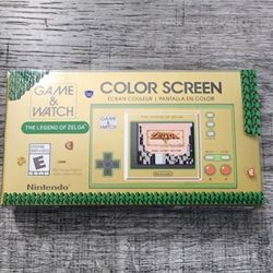 Nintendo Game and Watch: The Legend of Zelda Handheld Game System - New