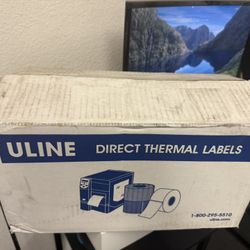 Uline 4x6 Industrial Direct Thermal Labels
