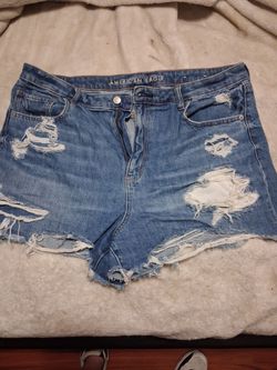 American Eagle Distressed Denim Shorts