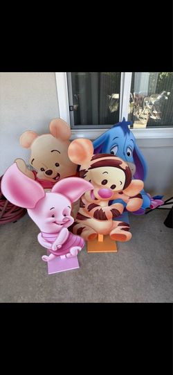 Winnie the Pooh & friends wood cutouts