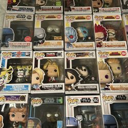 Funko Pops Anime And Starwars