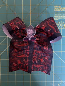 Halloween hair bow