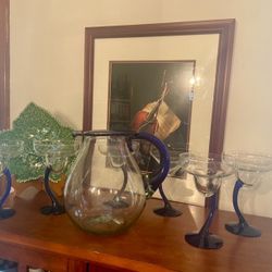 Margarita Pitcher ($20) & 6 Glasses ($40)